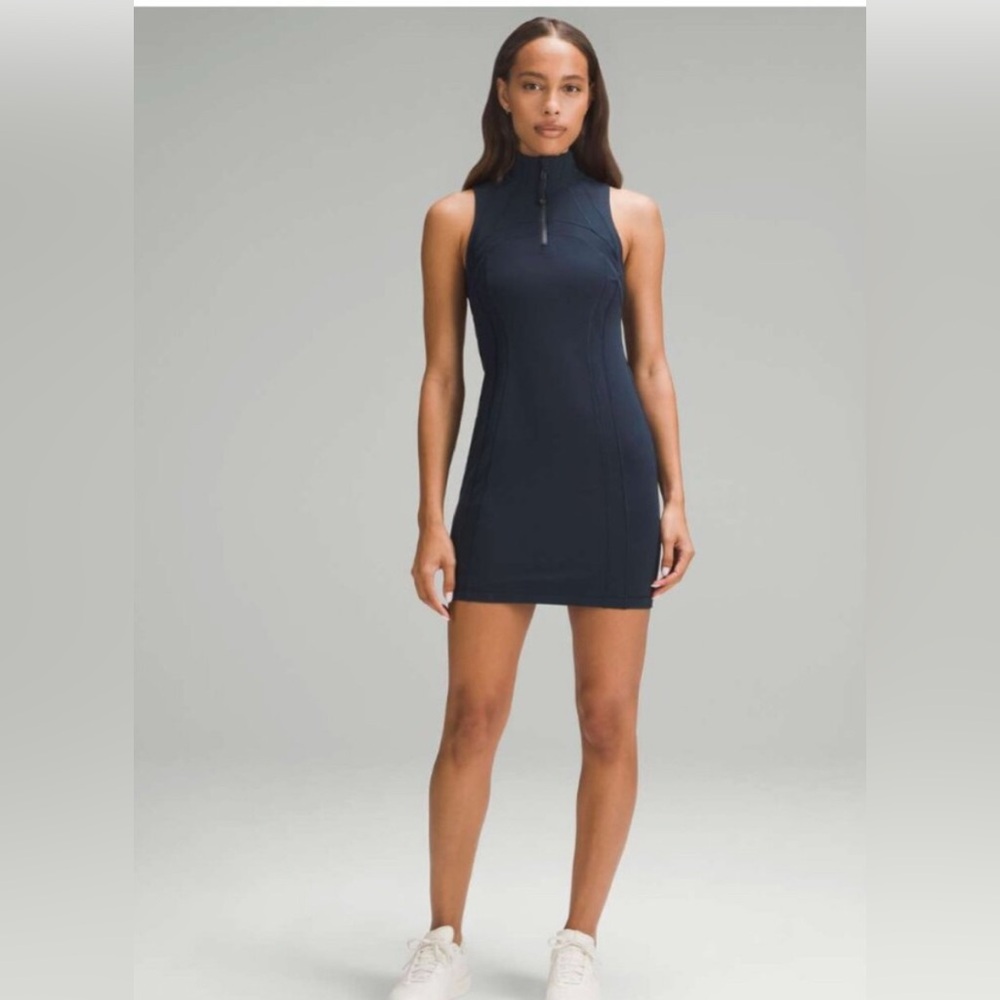 Lululemon define Dress. 17” PTP Navy. Like new. Sold out online